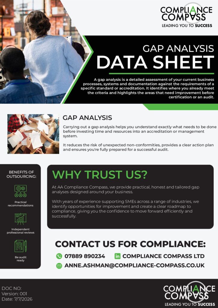 Gap Analysis design preview