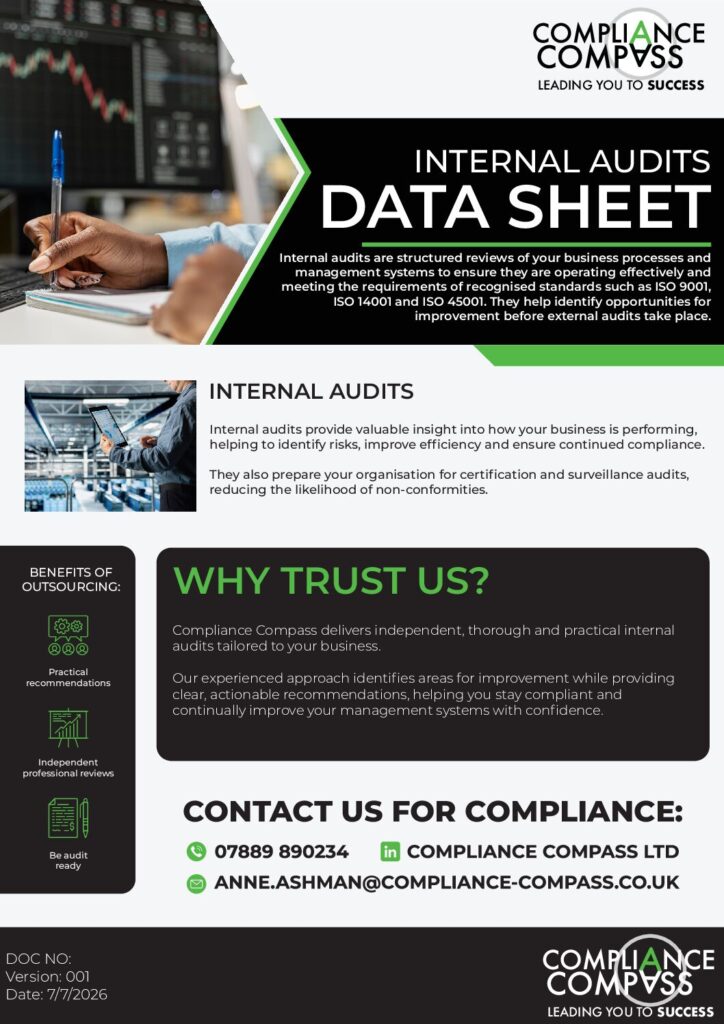 Internal Audits design preview